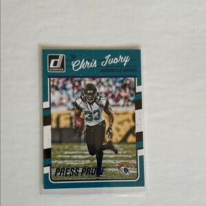 Donruss Chris Ivory Football Card